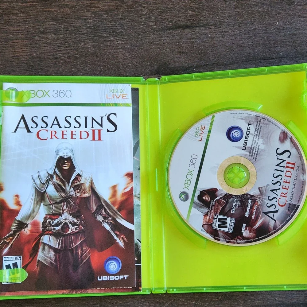 Assassins Creed II 2 Xbox 360 Video‎ Game Action Adventure Ubisoft